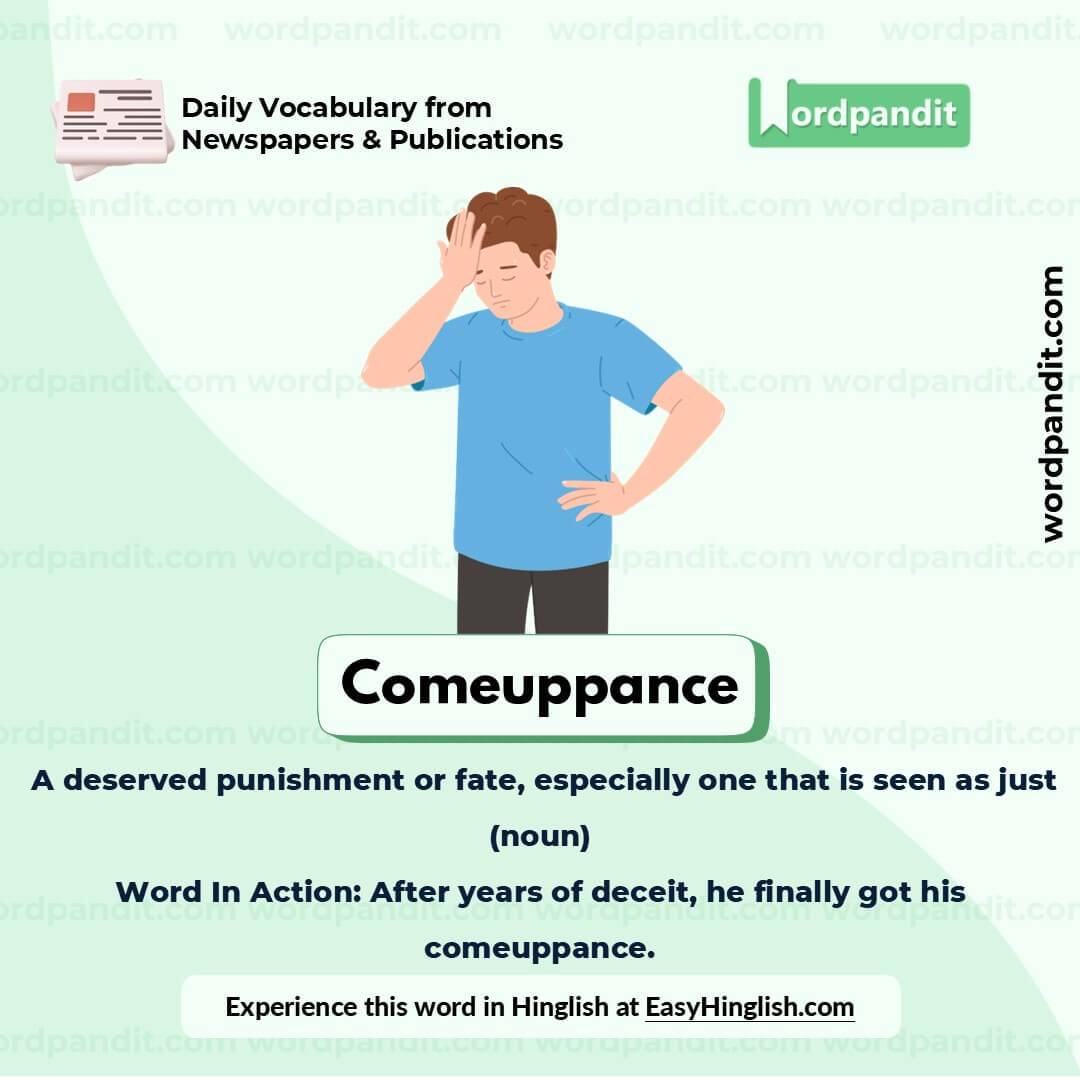 Comeuppance Picture Vocabulary