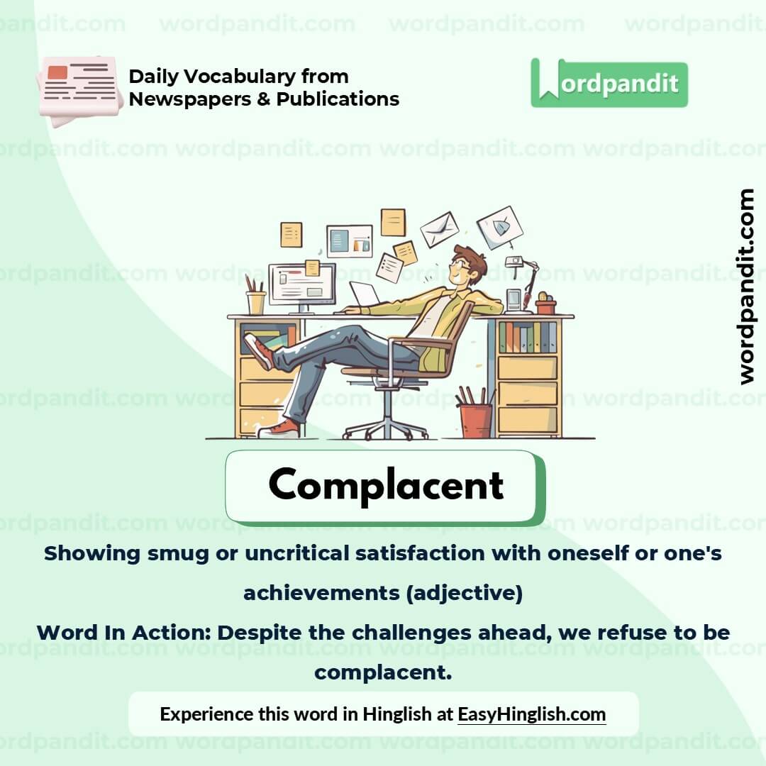 Complacent Picture Vocabulary