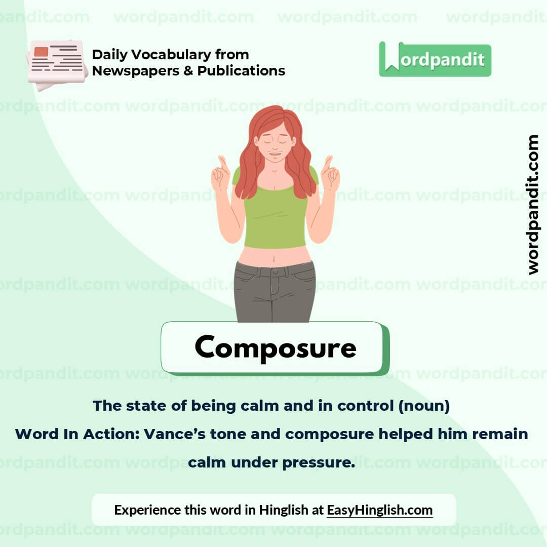 Composure Picture Vocabulary