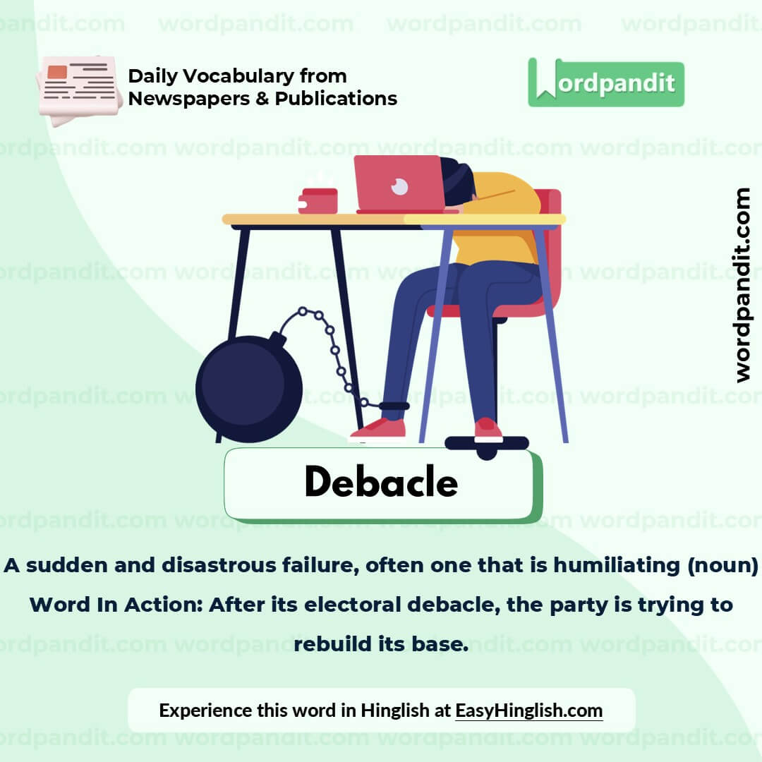 Debacle Picture Vocabulary