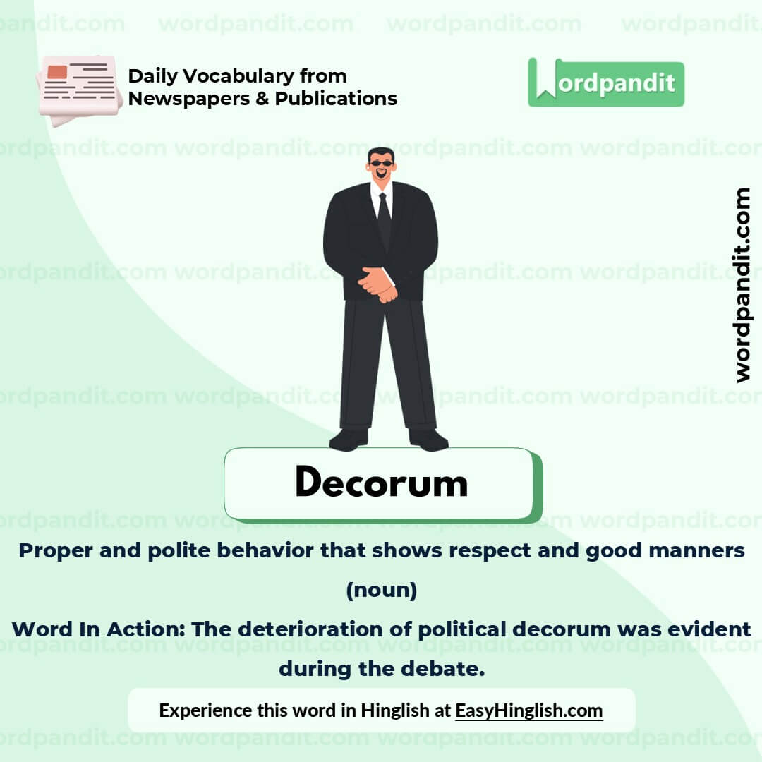 Decorum Picture Vocabulary