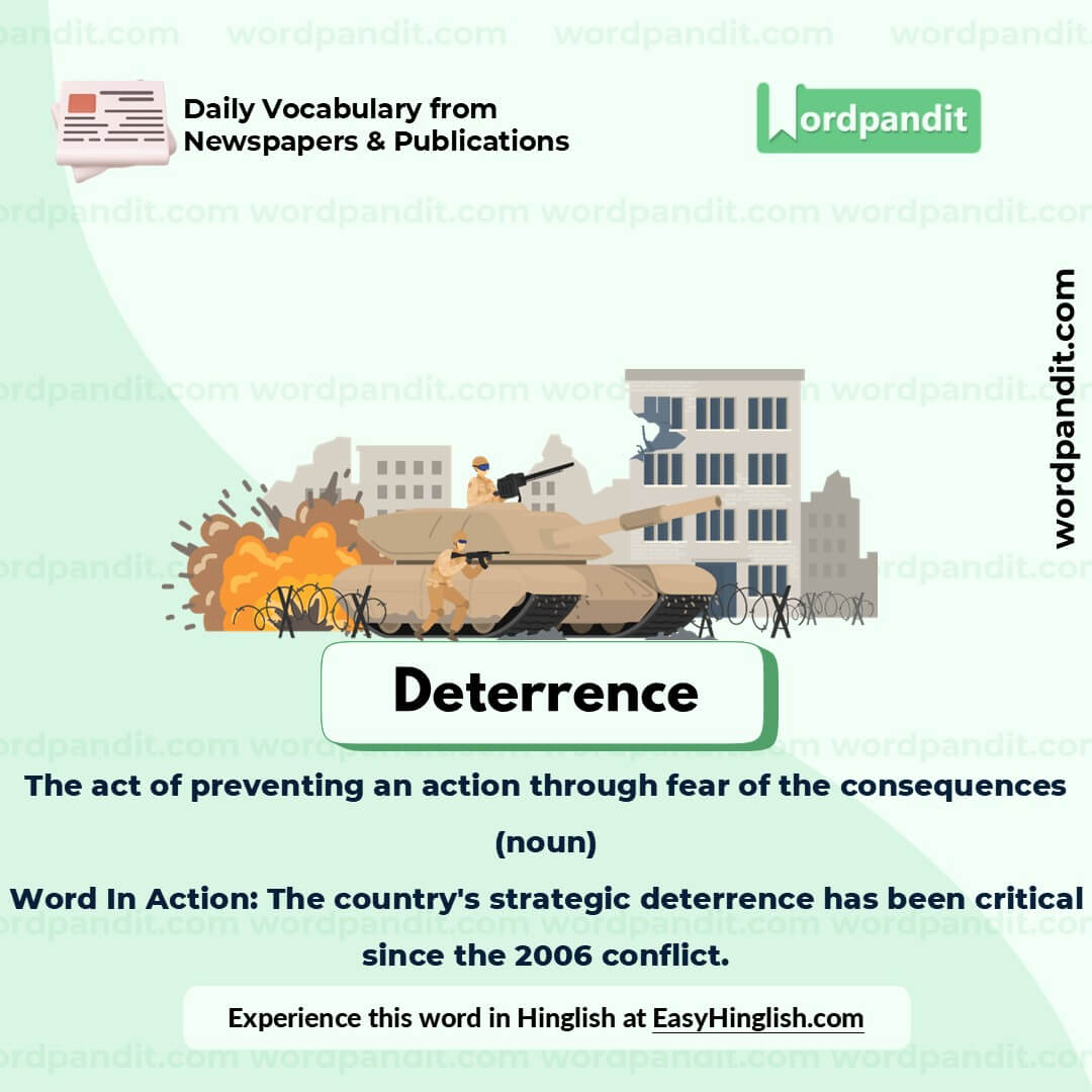 Deterrence Picture Vocabulary