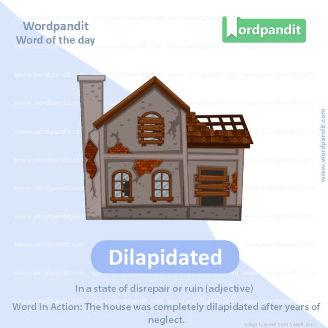 Dilapidated Picture Vocabulary