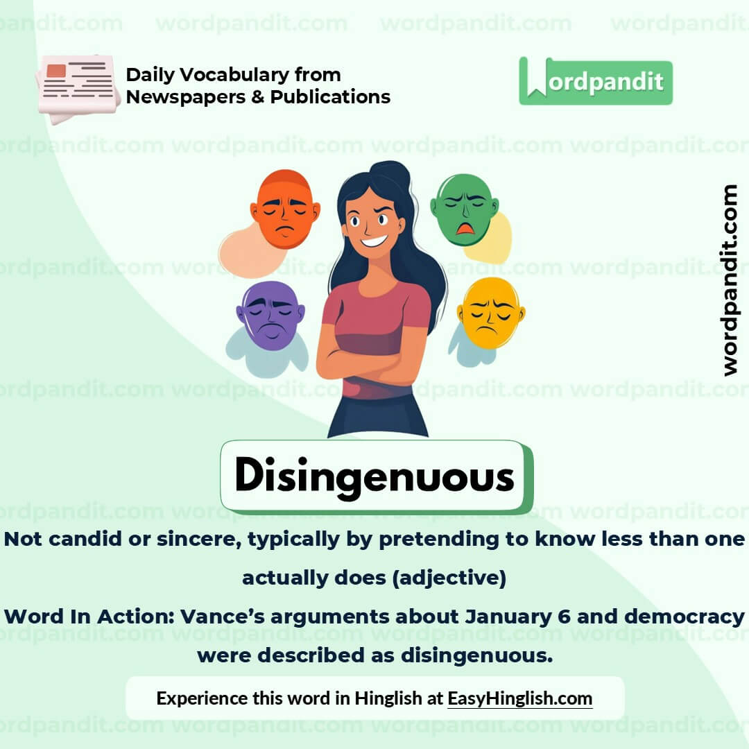 Disingenuous Picture Vocabulary