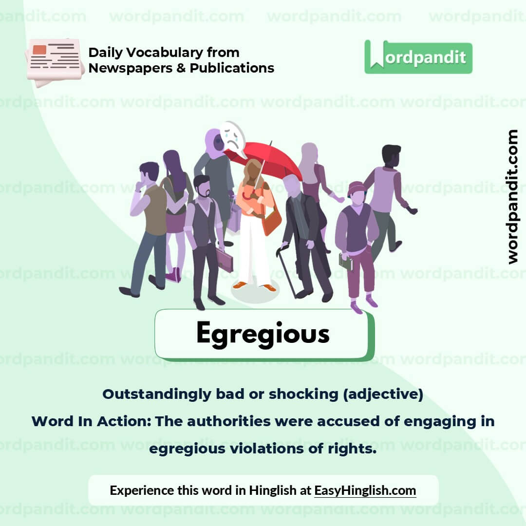 Egregious Picture Vocabulary