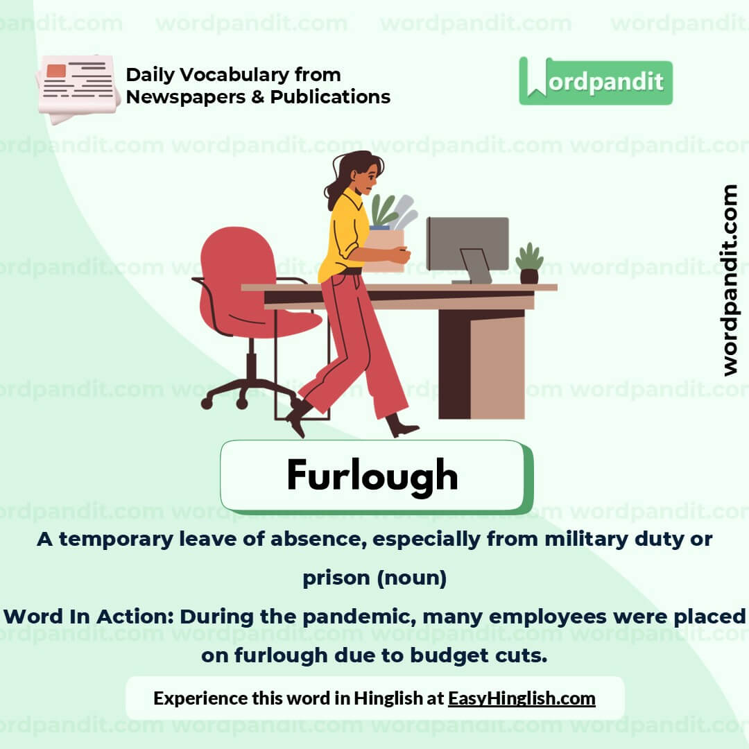 Furlough Picture Vocabulary Furlough Picture Vocabulary