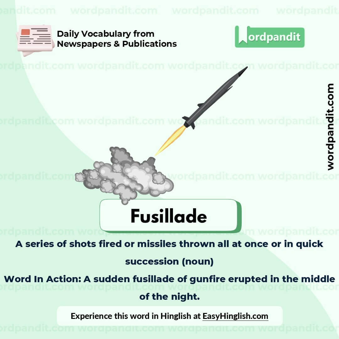 Fusillade Picture Vocabulary