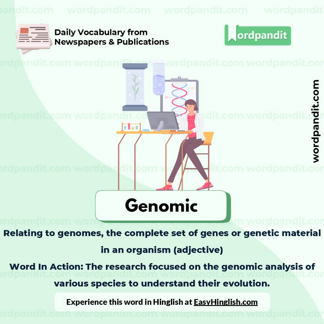 Genomic Picture Vocabulary Genomic Picture Vocabulary