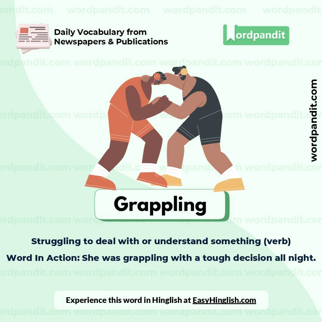 Grappling Picture Vocabulary