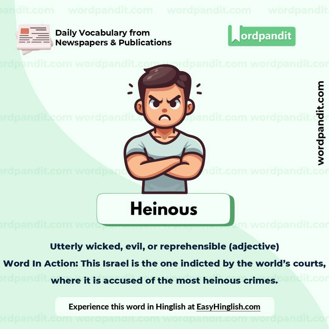Heinous Picture Vocabulary