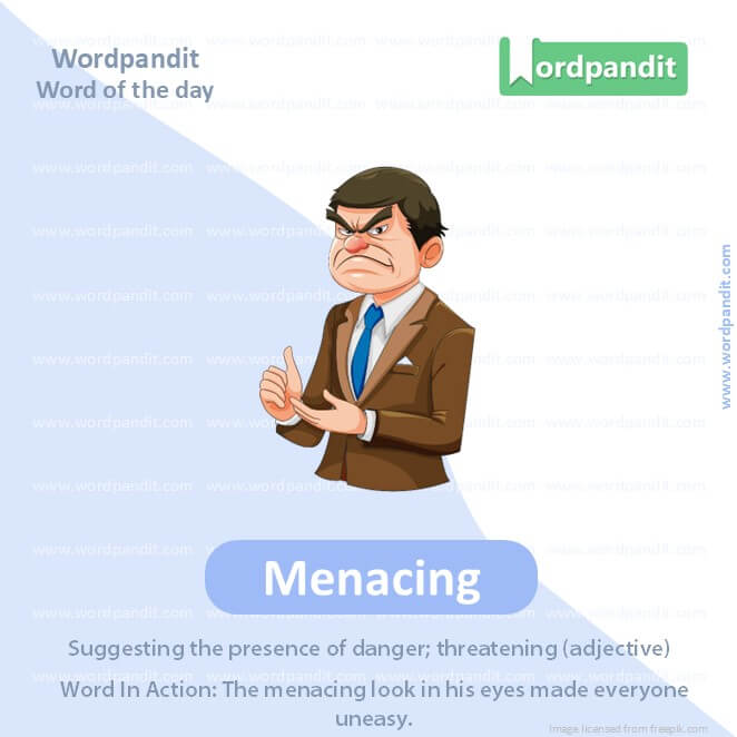 Menacing Picture Vocabulary