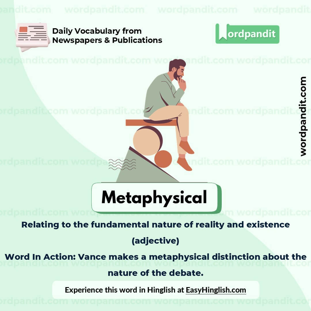 Metaphysical Picture Vocabulary