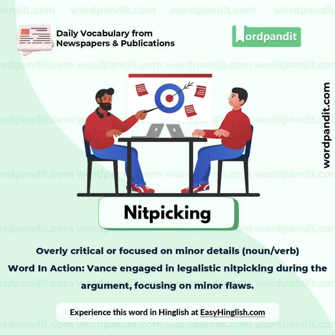 Nitpicking Picture Vocabulary