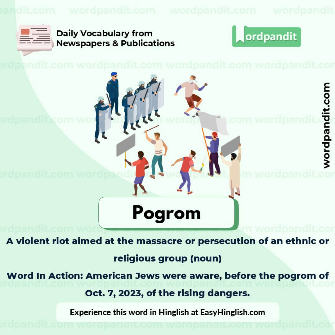 Pogrom Picture Vocabulary