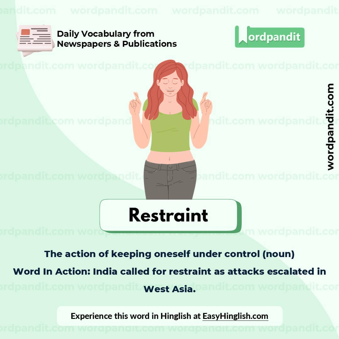 Restraint Picture Vocabulary