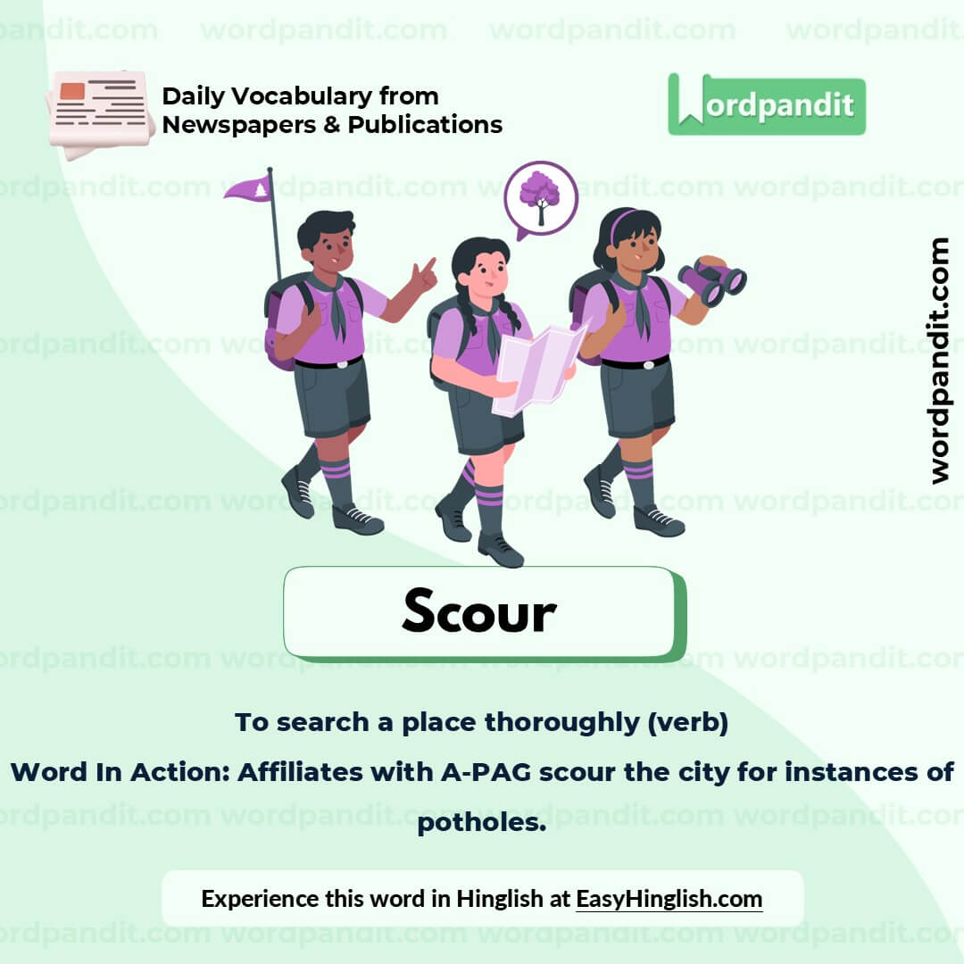 Scour Picture Vocabulary