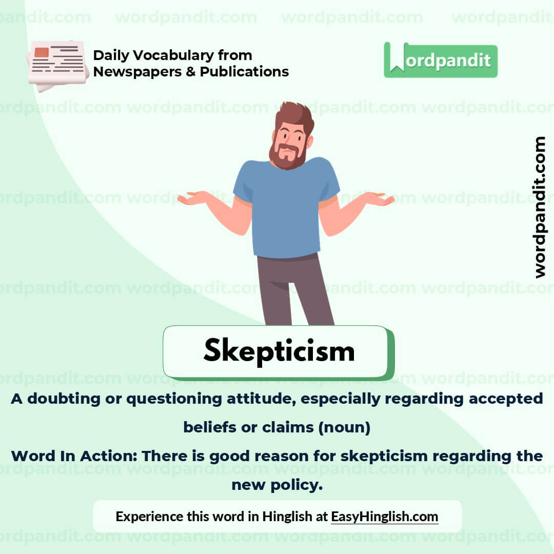 Skepticism Picture Vocabulary