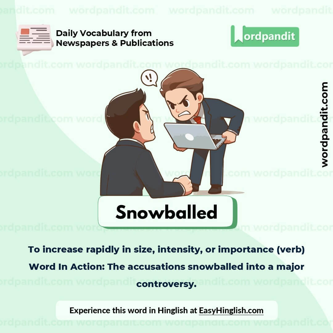Snowballed Picture Vocabulary
