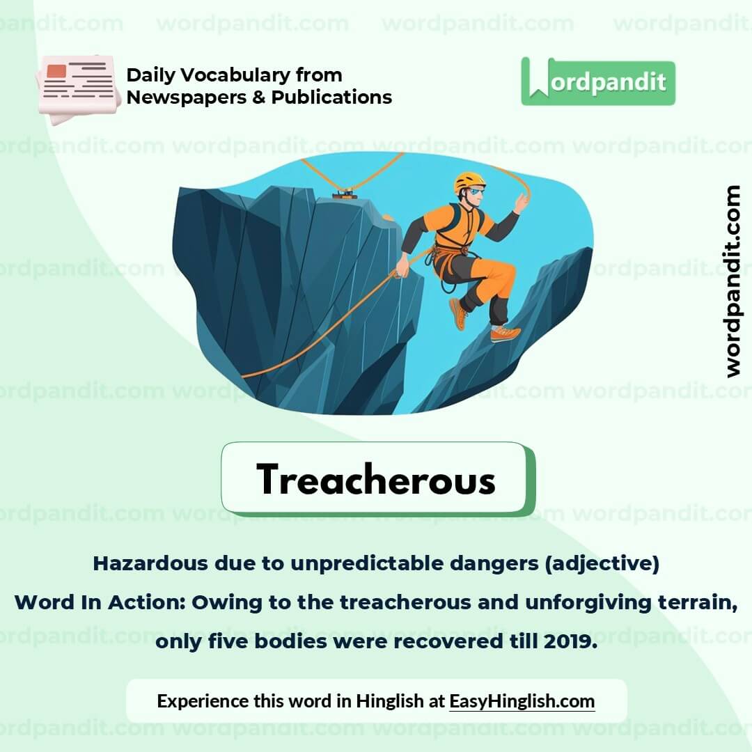 Treacherous Picture Vocabulary