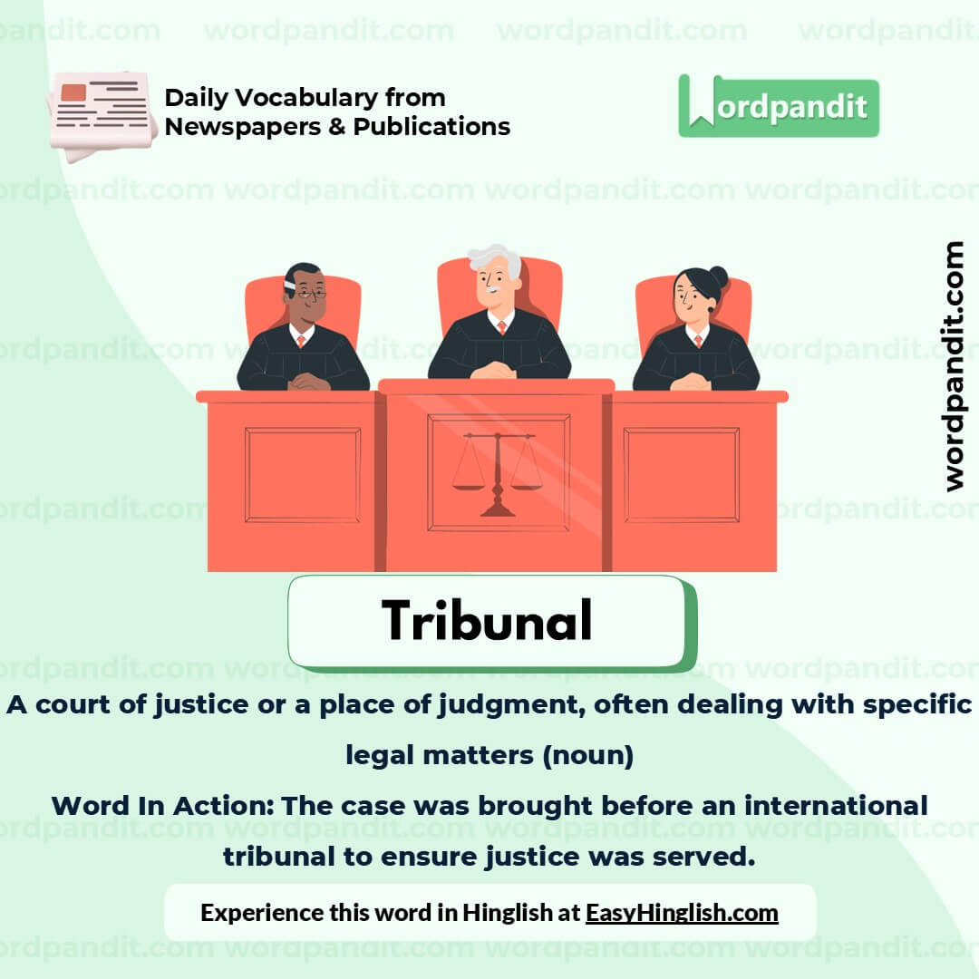 Tribunal Picture Vocabulary