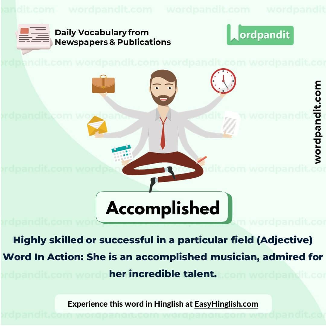 Accomplished Vocabulary Picture