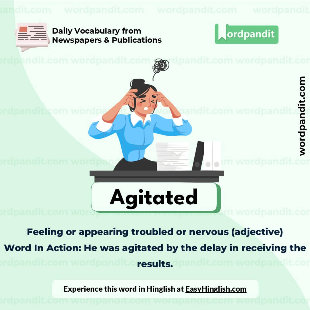 Agitated Vocabulary Picture