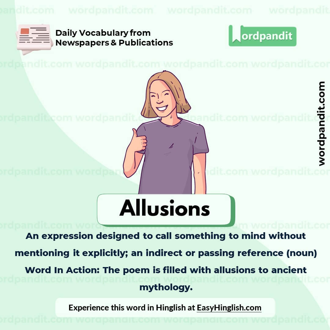 Allusions Vocabulary Picture