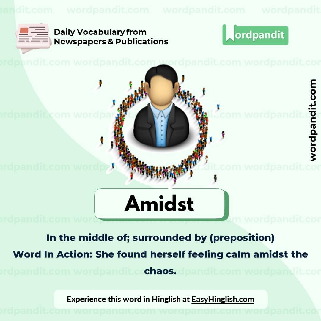 Amidst Vocabulary Picture