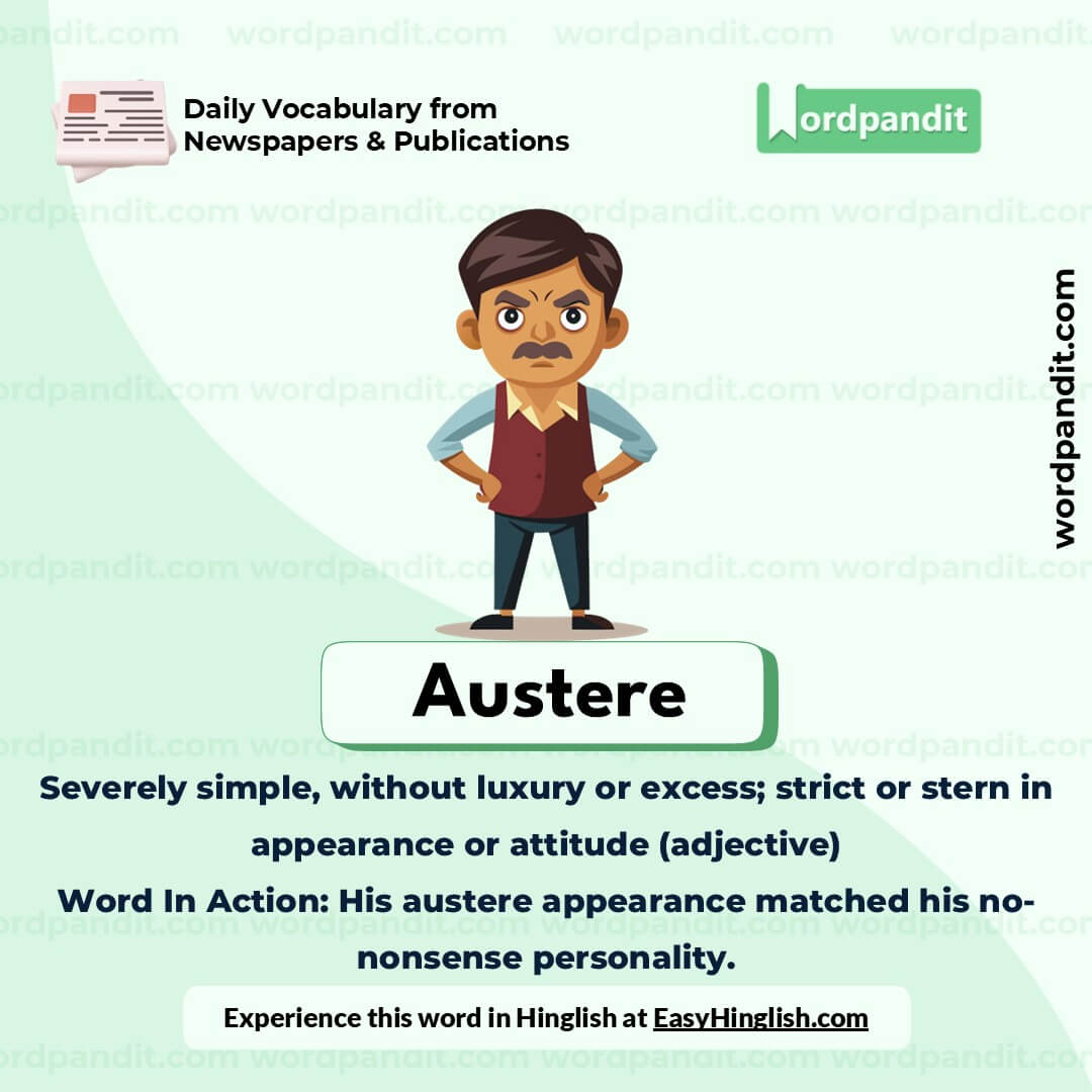 Austere Vocabulary Picture