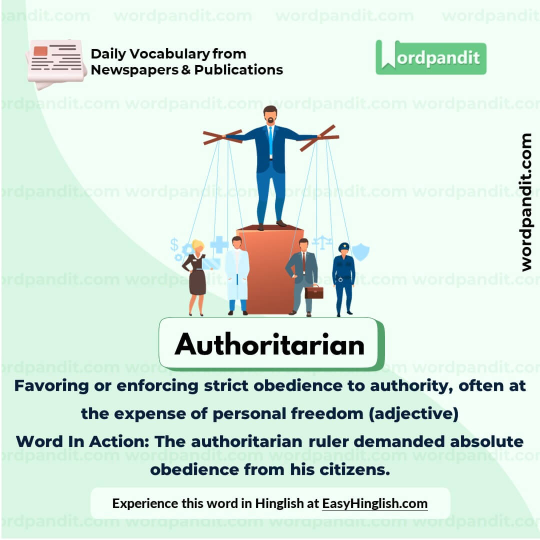 Authoritarian Vocabulary Picture