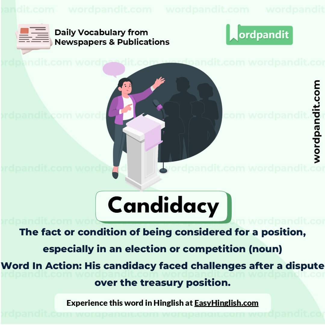 Candidacy Vocabulary Picture