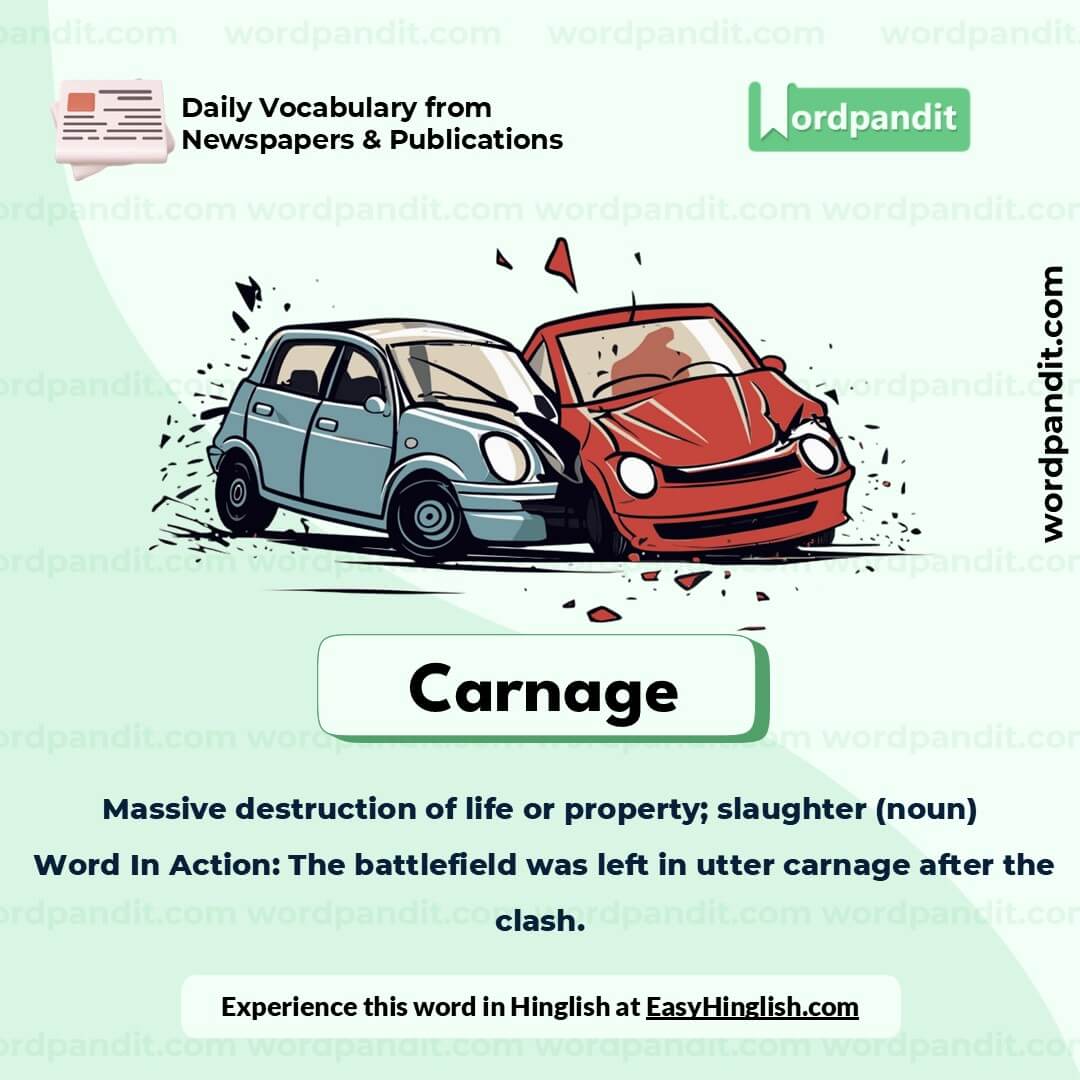 Carnage Picture Vocabulary