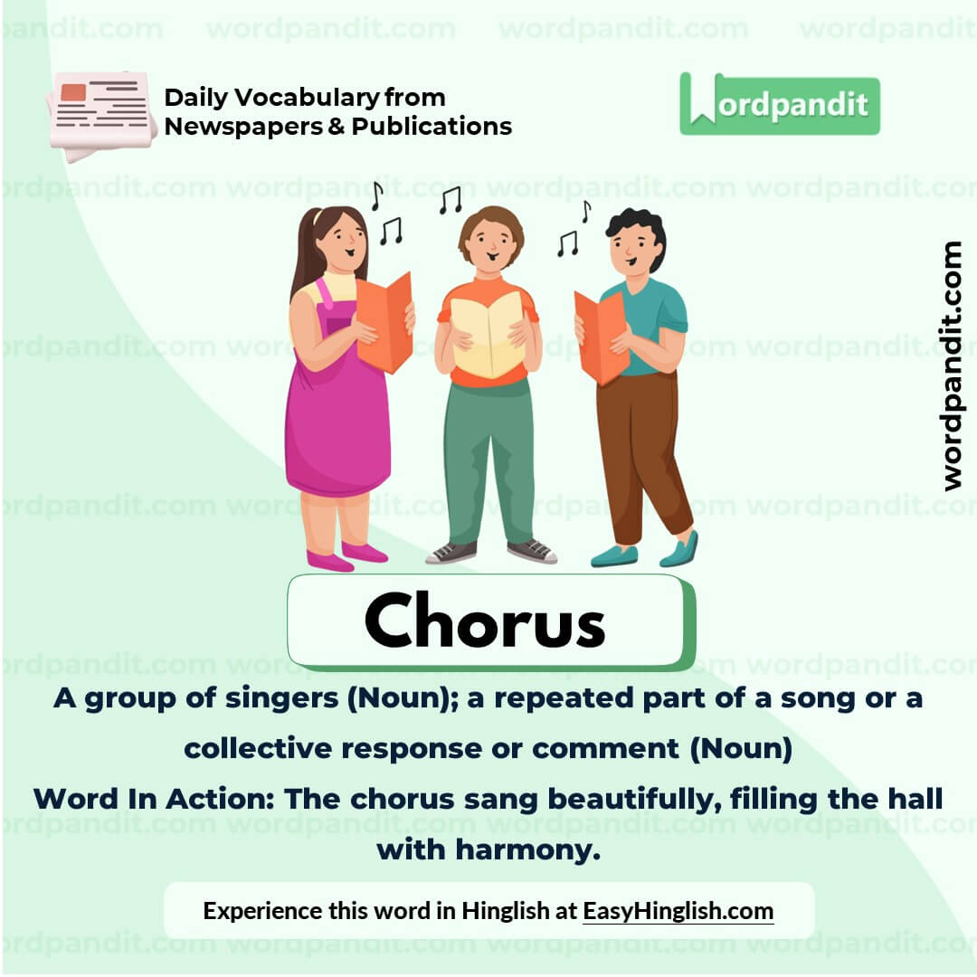 Chorus Vocabulary Picture Chorus Vocabulary Picture