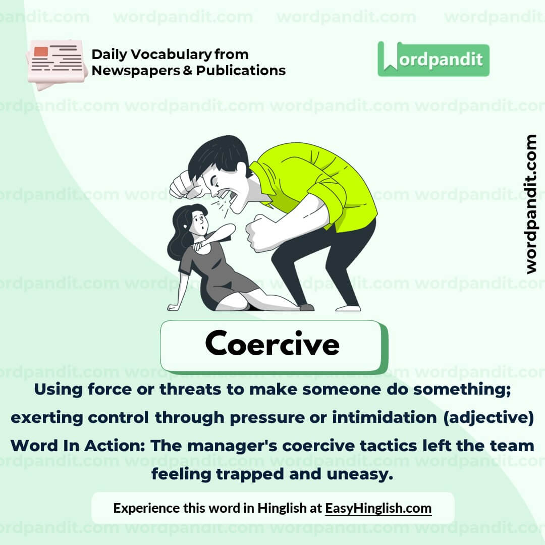 Coercive Vocabulary Picture