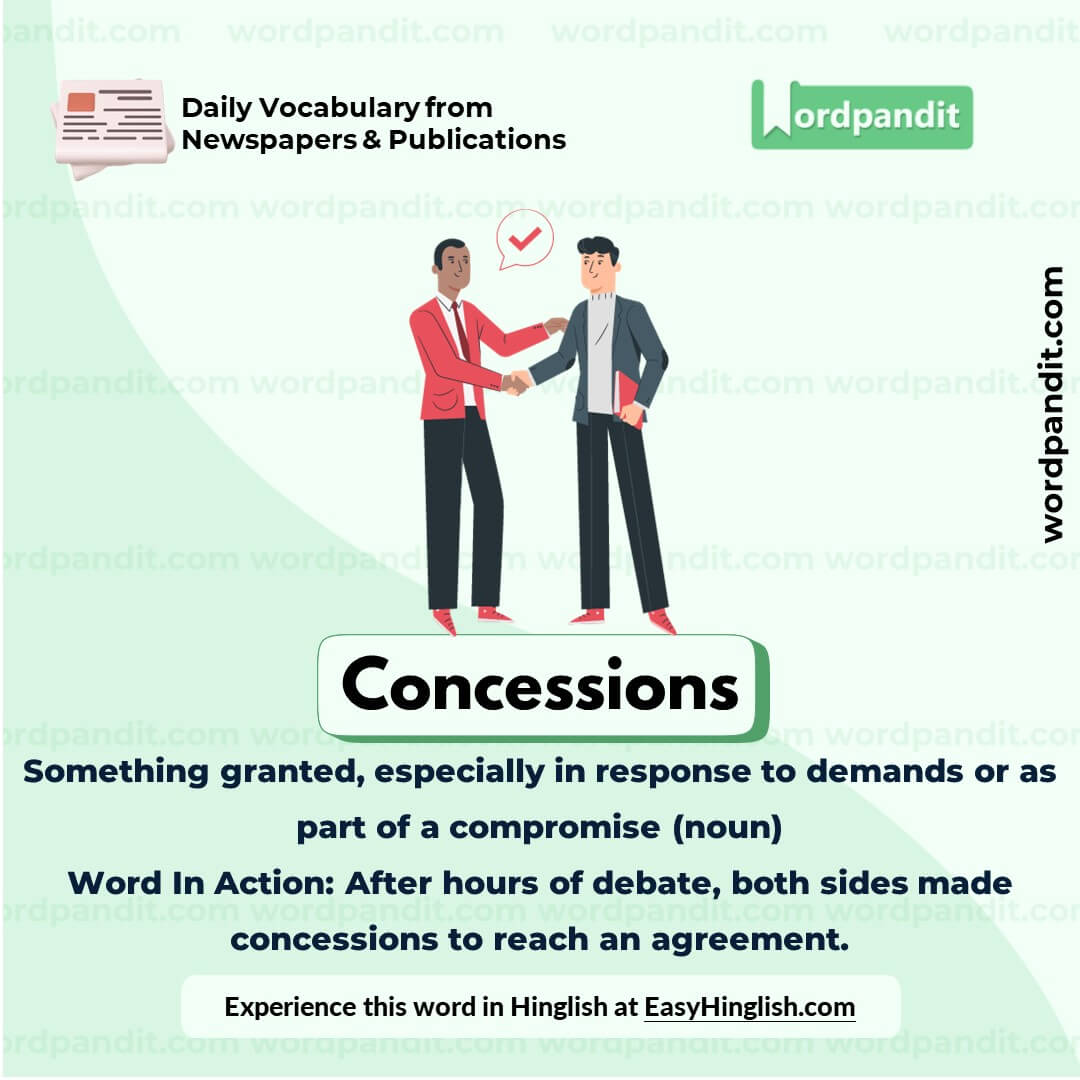 Concessions Vocabulary Picture