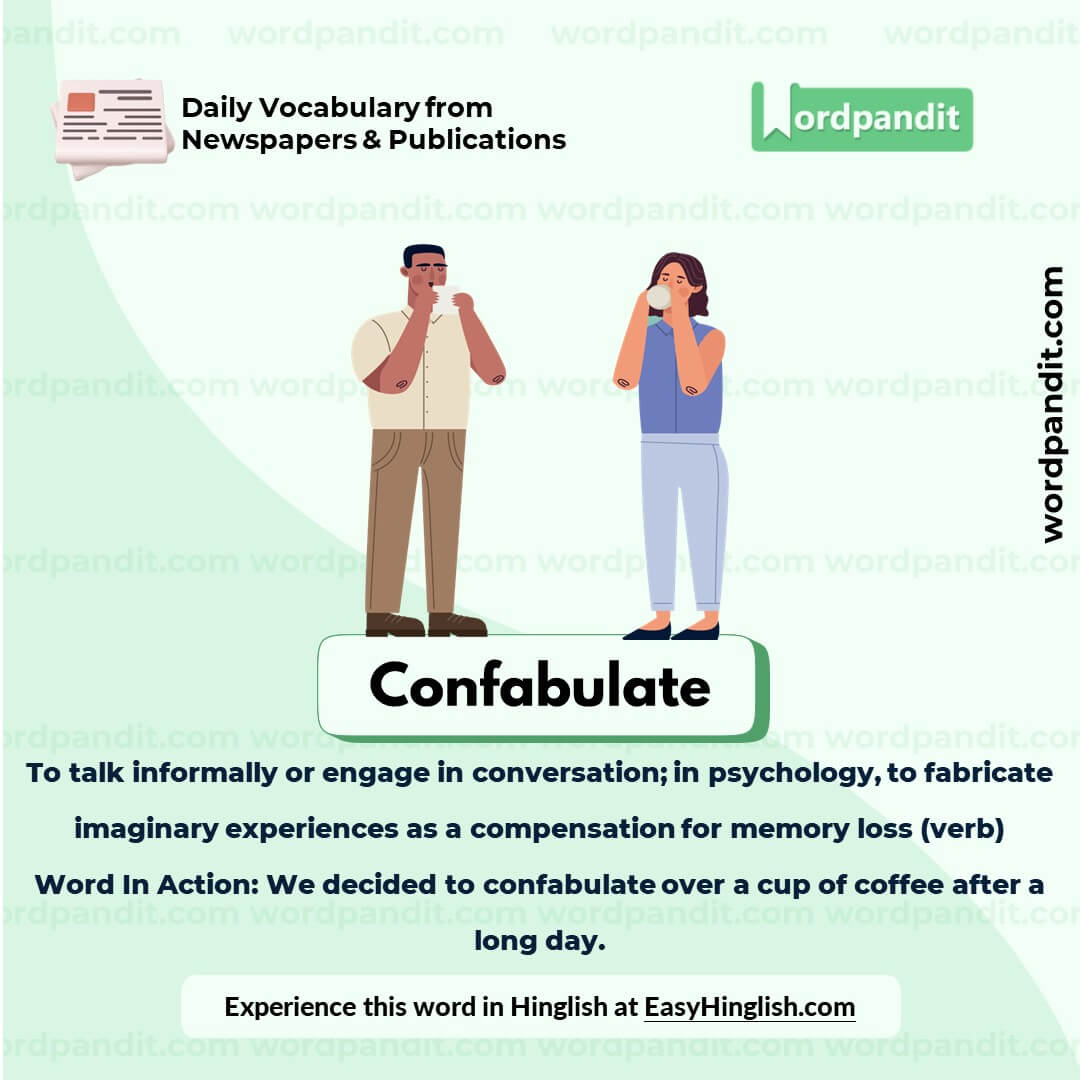 Confabulate Vocabulary Picture