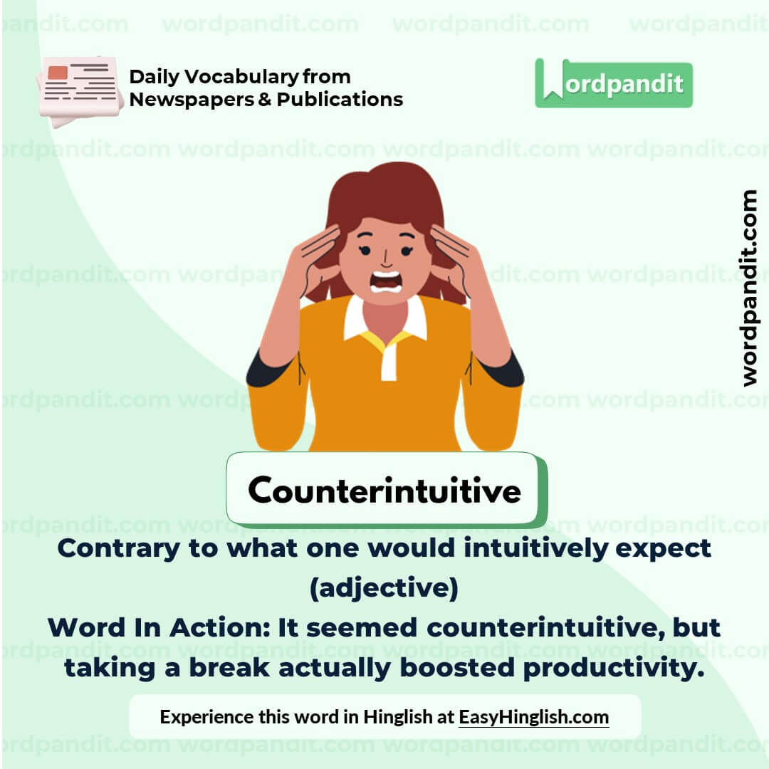 Counterintuitive Vocabulary Picture