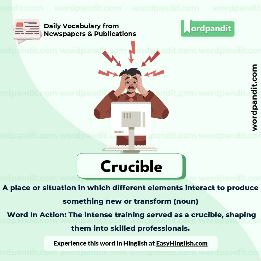 Crucible Picture Vocabulary
