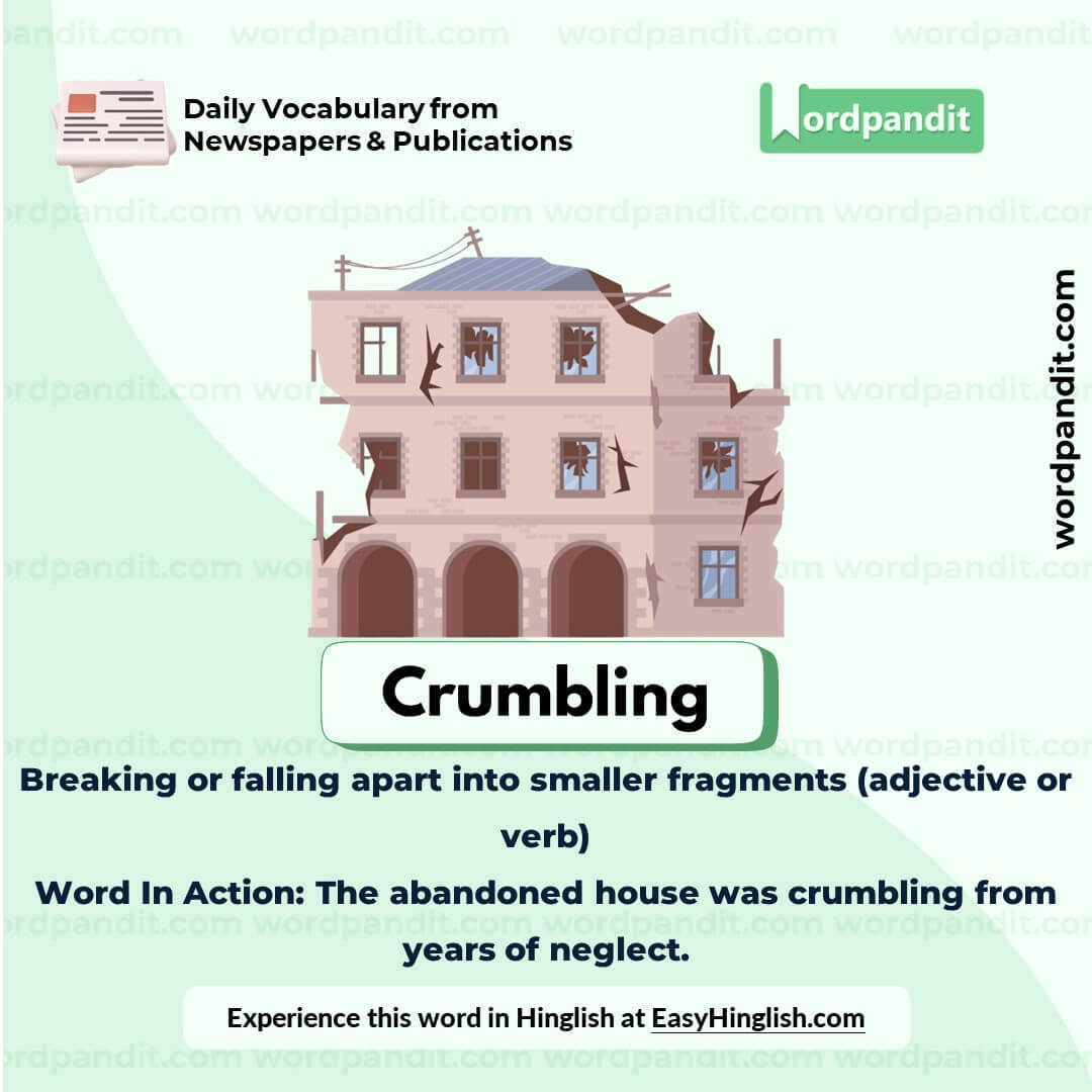 Crumbling Vocabulary Picture