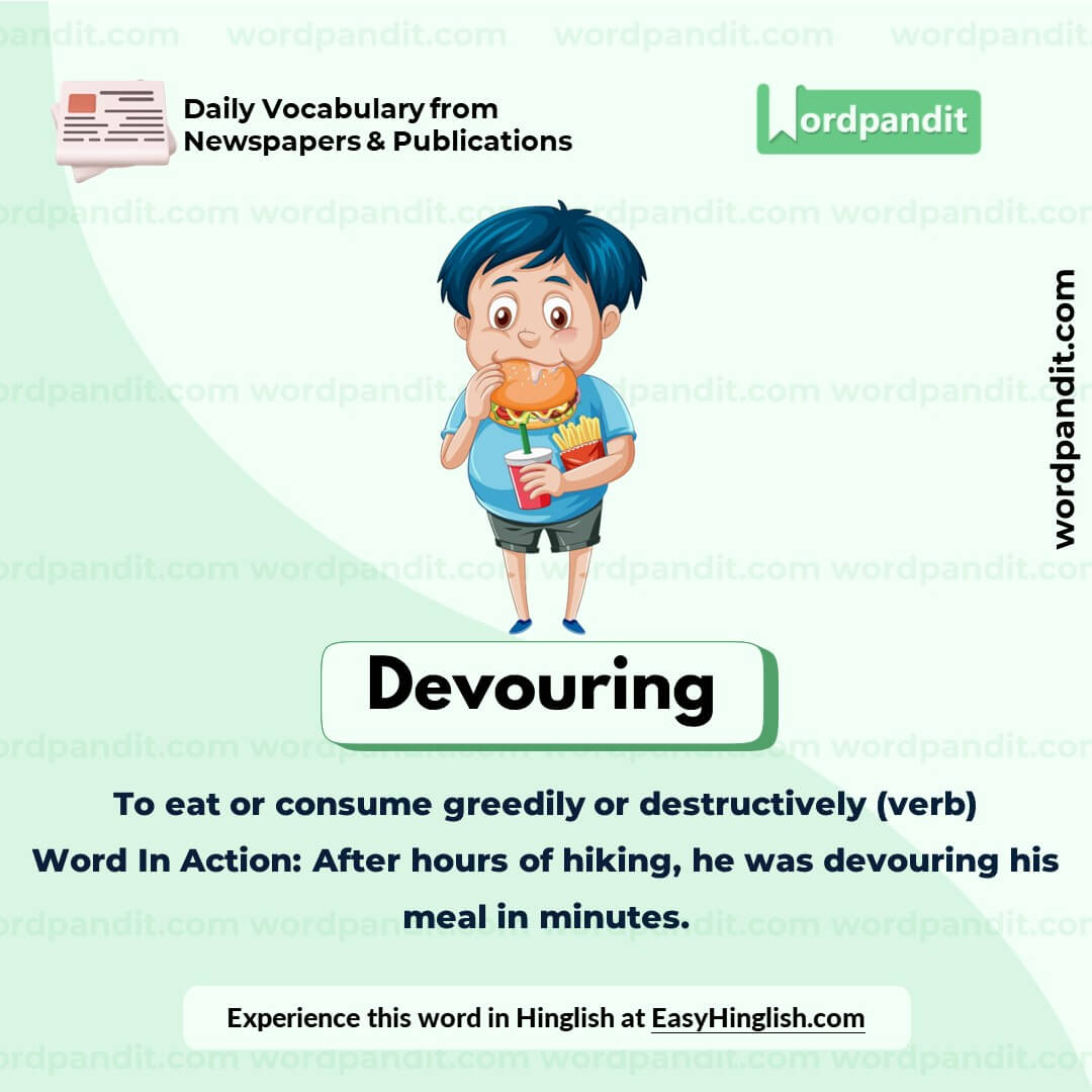 Devouring Vocabulary Picture