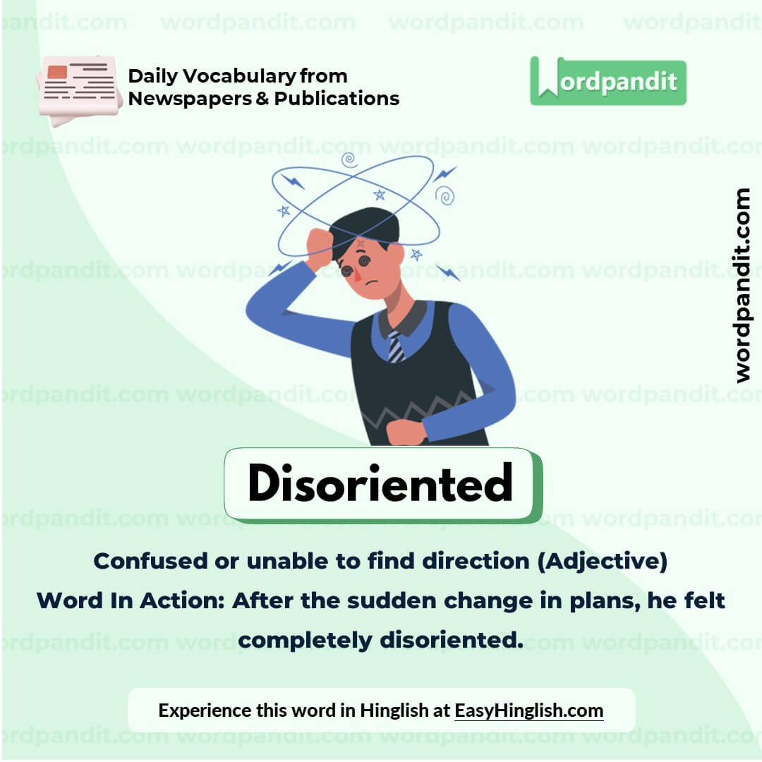 Disoriented Vocabulary Picture