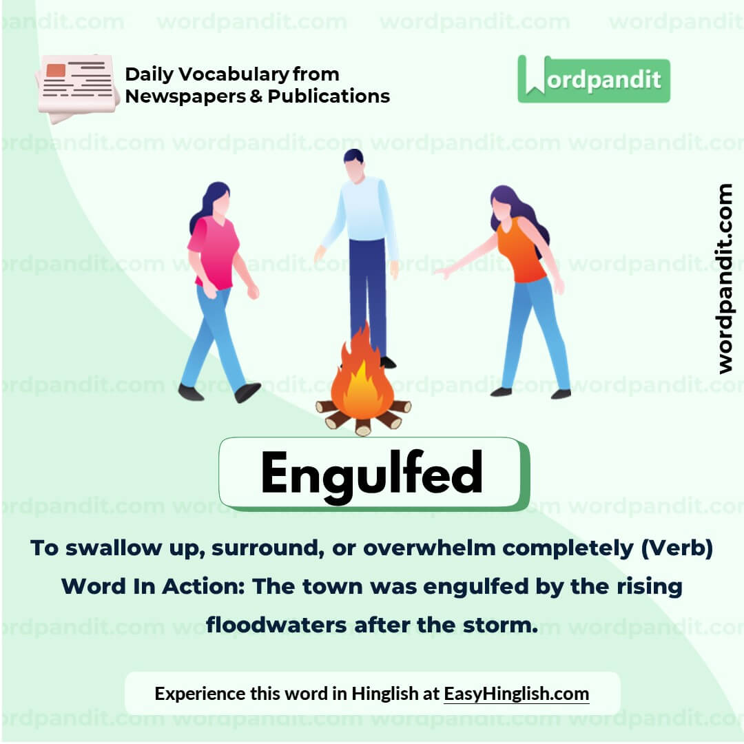 Engulfed Vocabulary Picture