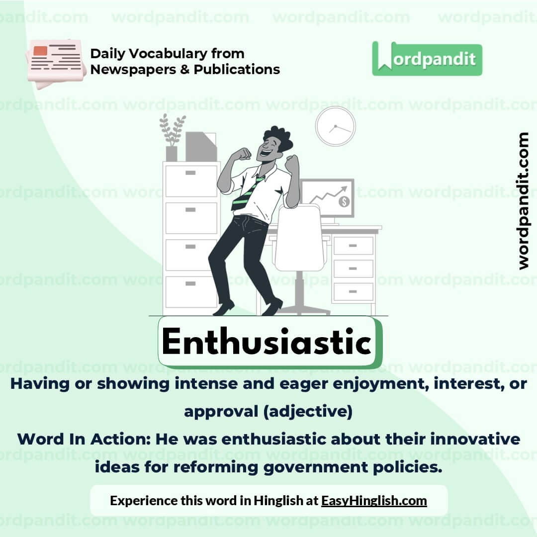 Enthusiastic Vocabulary Picture