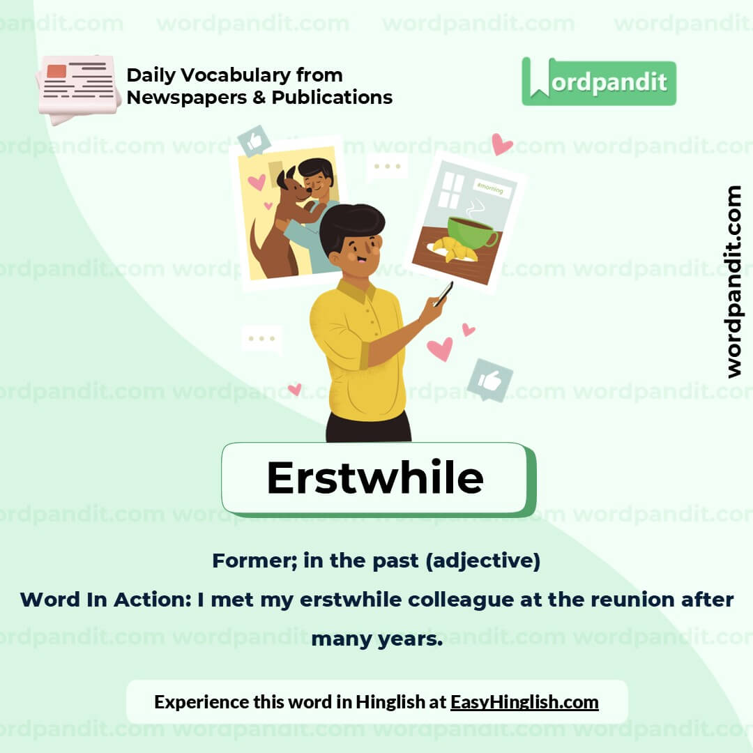 Erstwhile Picture Vocabulary