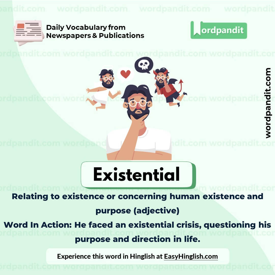 Existential Vocabulary Picture