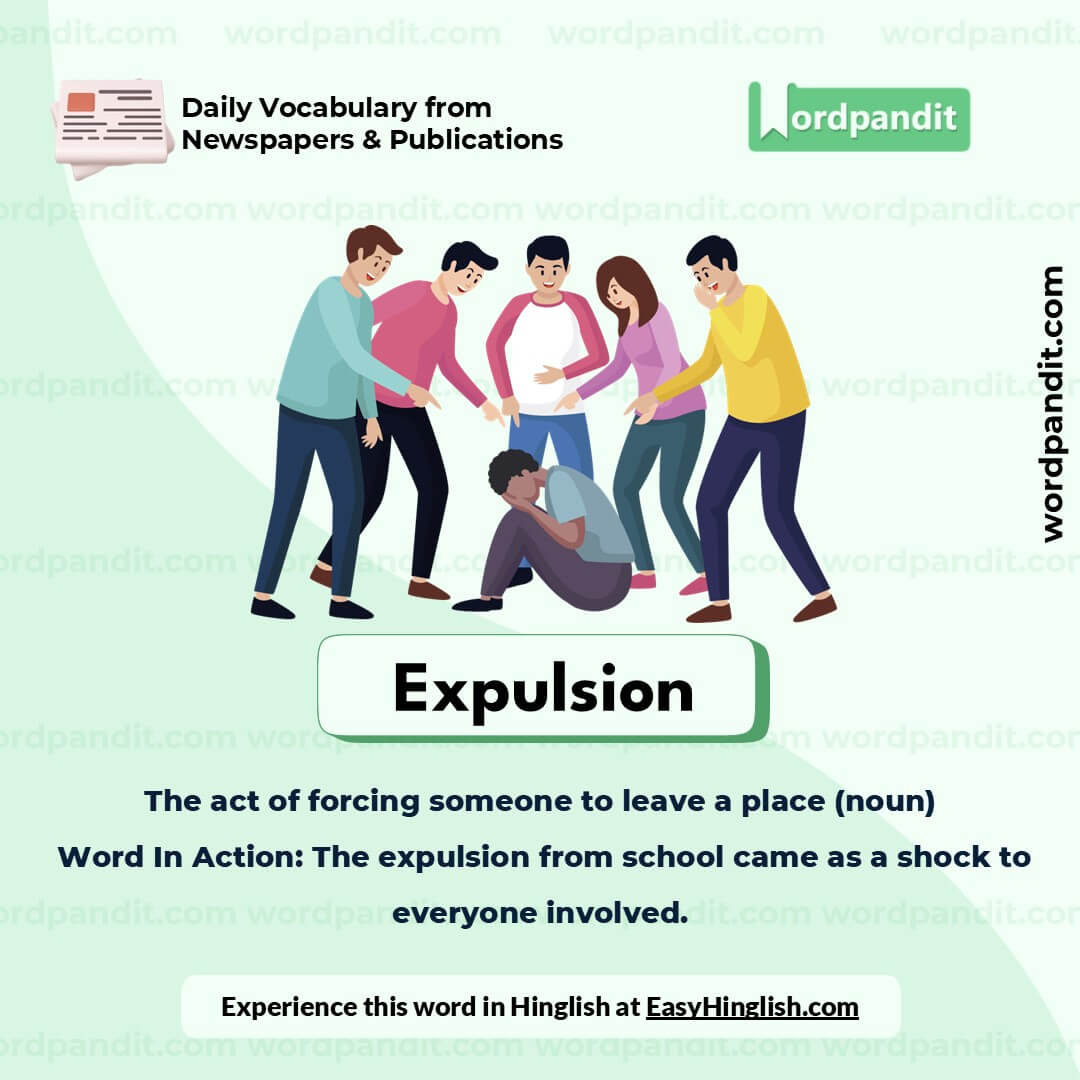 Expulsion Picture Vocabulary