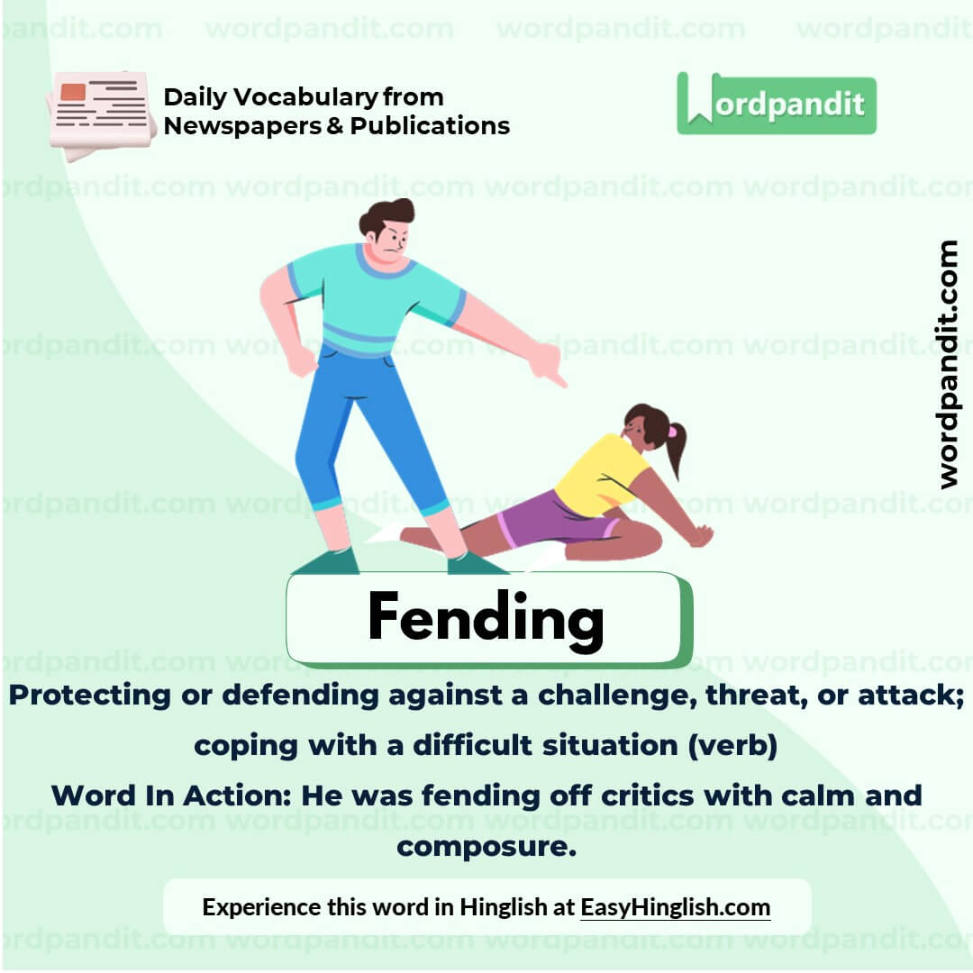 Fending Vocabulary Picture