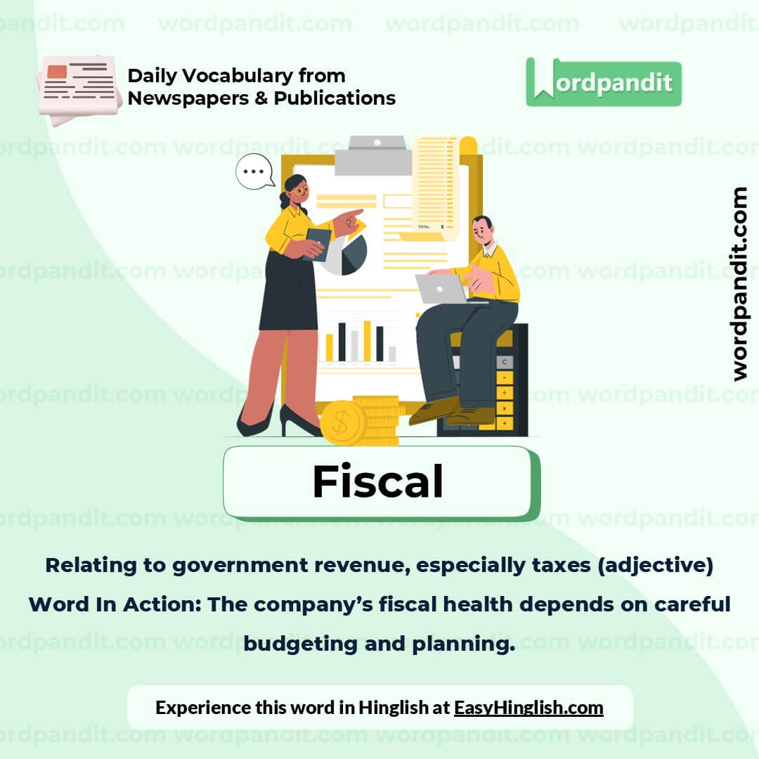 Fiscal Picture Vocabulary