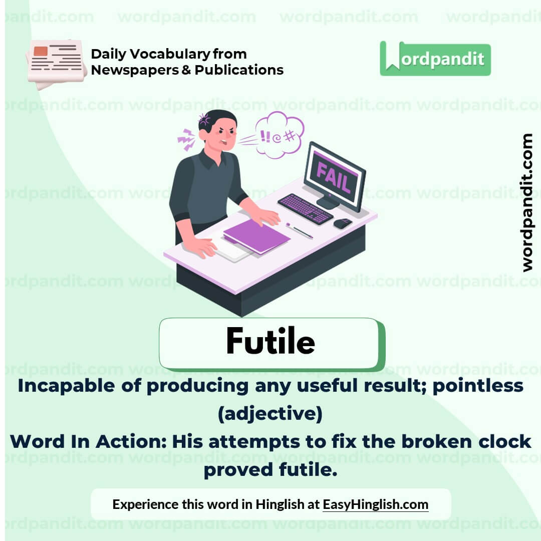 Futile Vocabulary Picture
