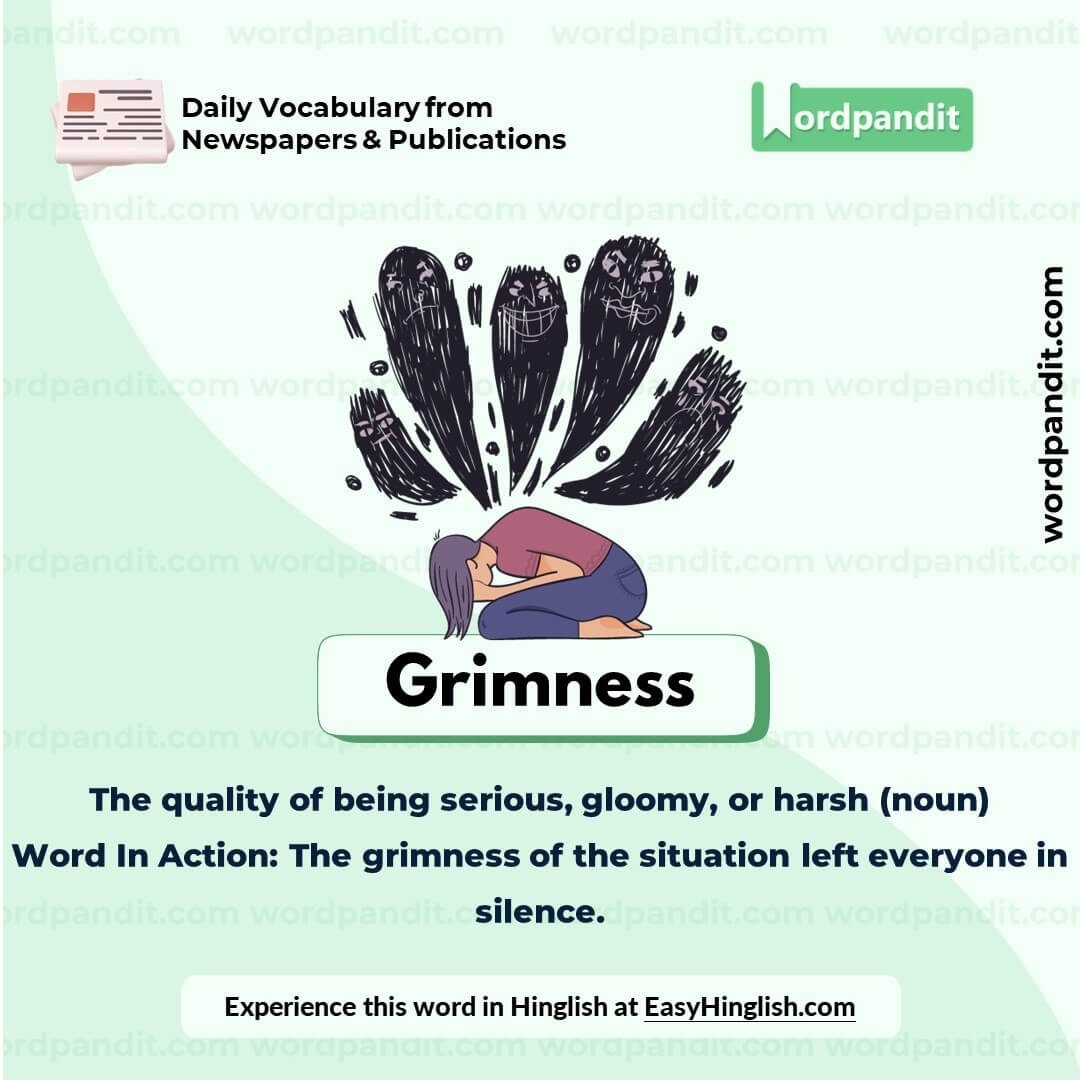 Grimness Vocabulary Picture